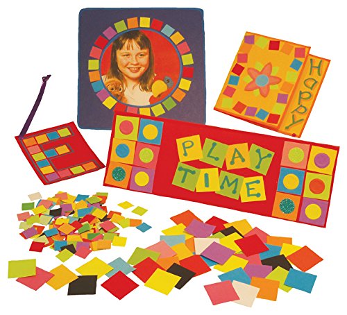 Springboard 10352 Pre-Cut Coloured Mosaic Squares - 1x1 cm (Pack of 10,000) 1
