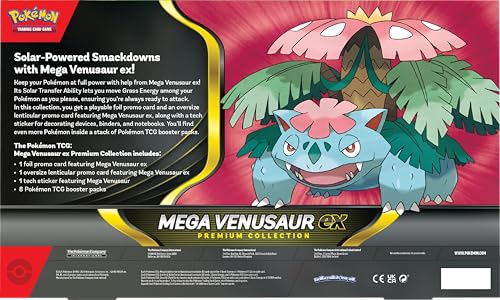 Pokémon TCG: Mega Venusaur ex Premium Collection 6