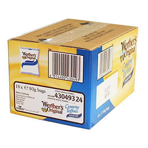 Werther's Original Sugar-Free Creamy Toffees, Gluten-Free Individually Wrapped Treats 3