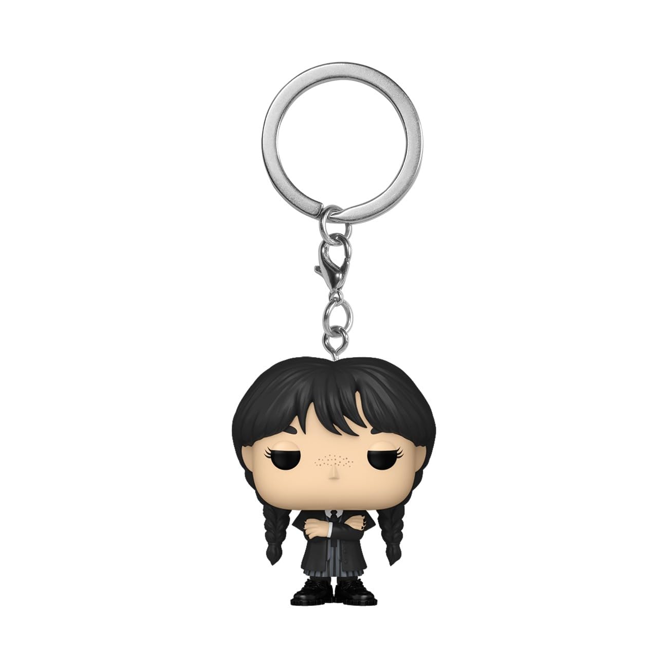 Funko Pop! Keychain - Wednesday - Mini Vinyl Figure | 4.63-in Tall | Multicolor