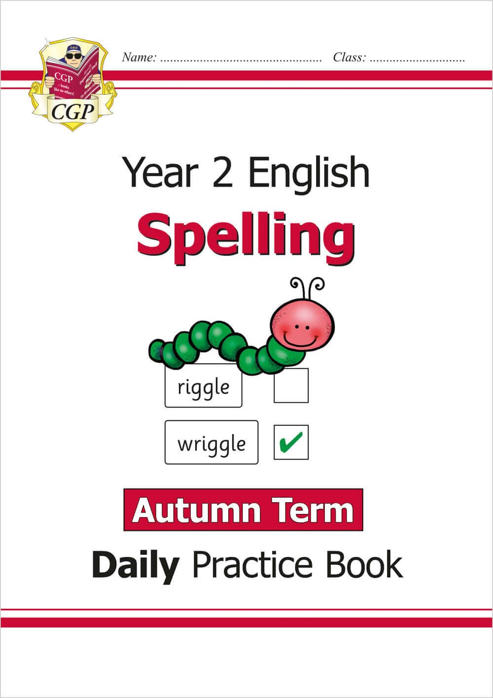 CGP New KS1 Spelling Daily Practice Book - Year 2 Autumn Term Study Aid | Paperback | English