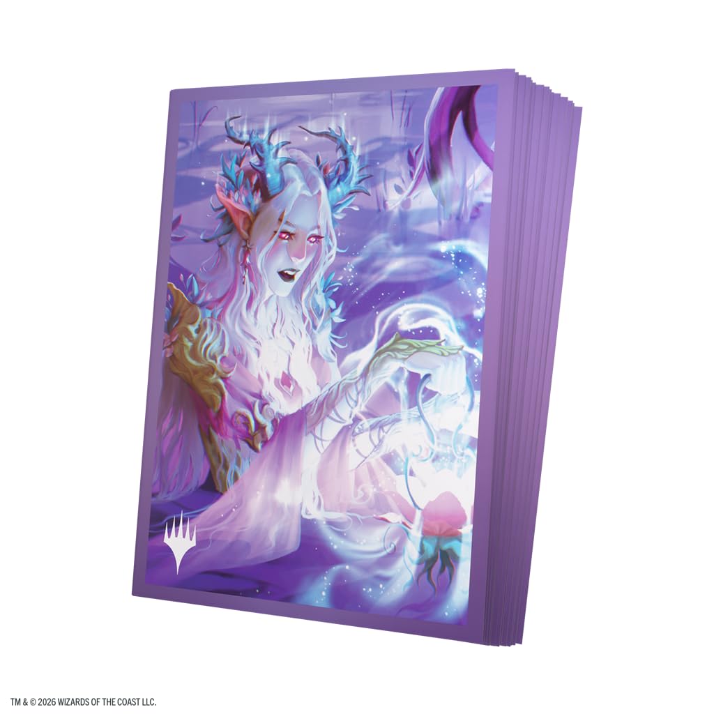 Gamegenic MTG Lorwyn Eclipsed Twilight Diviner Sleeves | 105 Count | 66x92mm | Multicoloured 2