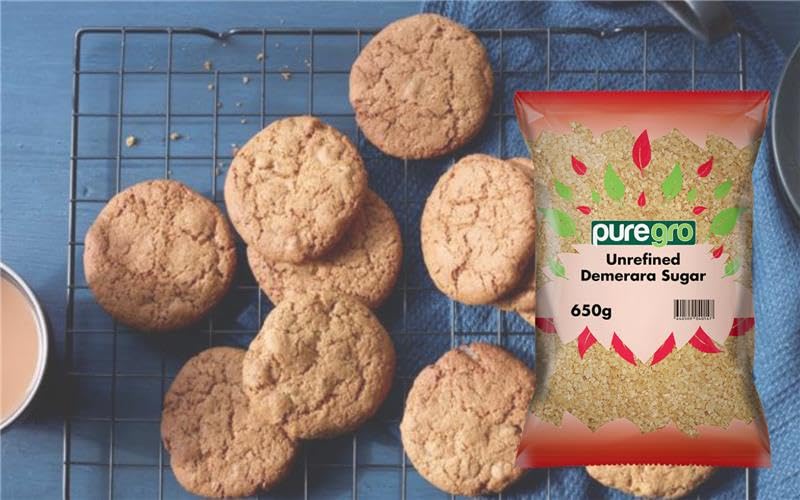 Puregro Demerara Sugar - Premium Golden Cane Sugar for Baking & Beverages 3