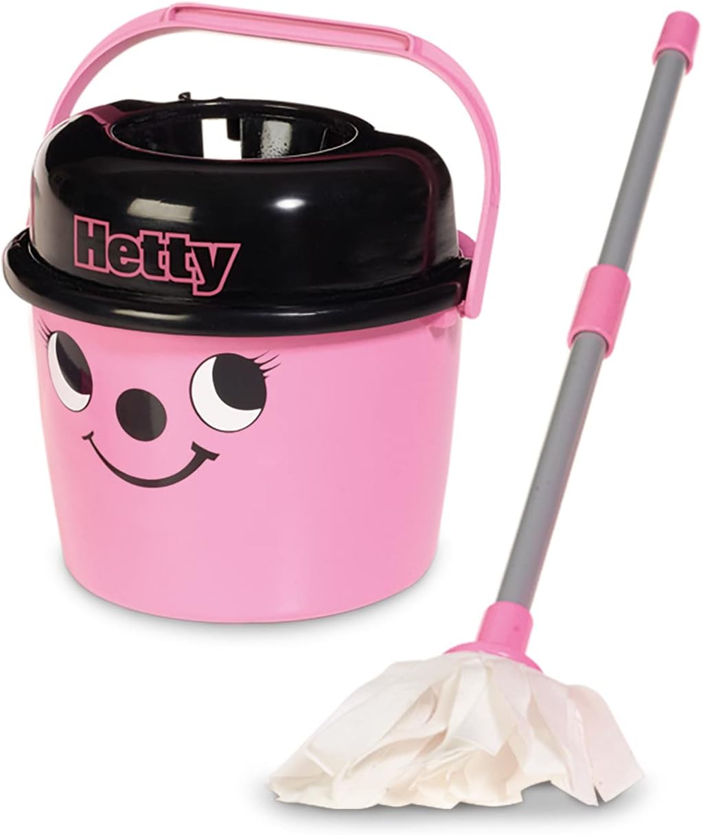 Casdon Hetty Mop & Bucket - Pretend Play Cleaning Set for Kids 3+ 1