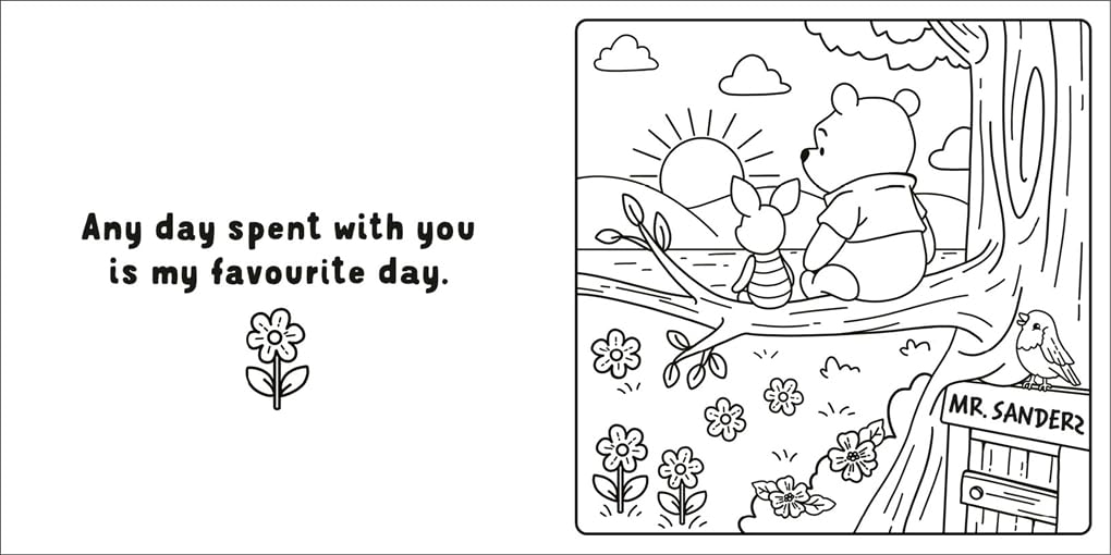 Studio Press Disney Winnie the Pooh: A Cute and Cosy Colouring Book | Paperback | English 2