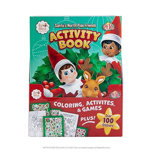 The Elf on the Shelf Santa's North Pole Friends - Activity Book with Over 100 Pages & Stickers 13