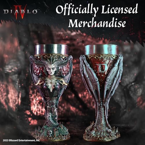 Nemesis Now Diablo IV - Lilith Resin Goblet (B6442X3) 7