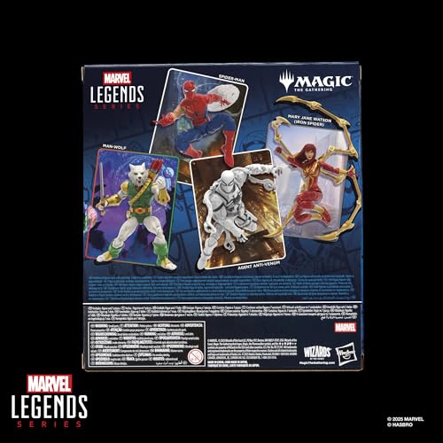 Marvel Legends Series Magic: The Gathering Man-Wolf & Spider-Man 6-Inch Action Figure Set 20