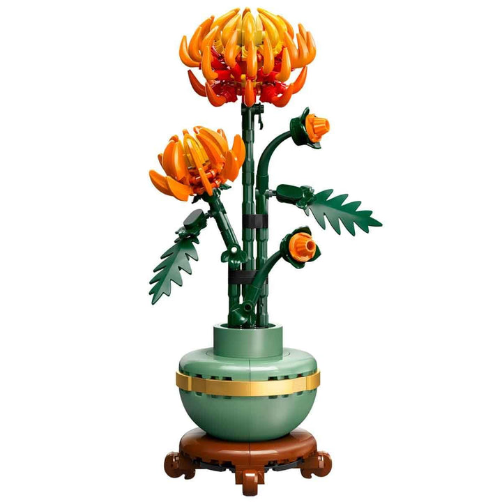 LEGO Icons Chrysanthemum Flower Building Set - 278-Piece Creative Kit for Adults
