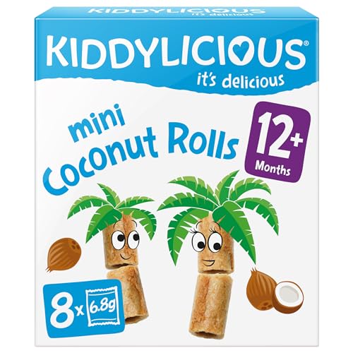 Kiddylicious Mini Coconut Rolls - Natural Snacks for Kids, Pack of 40 8