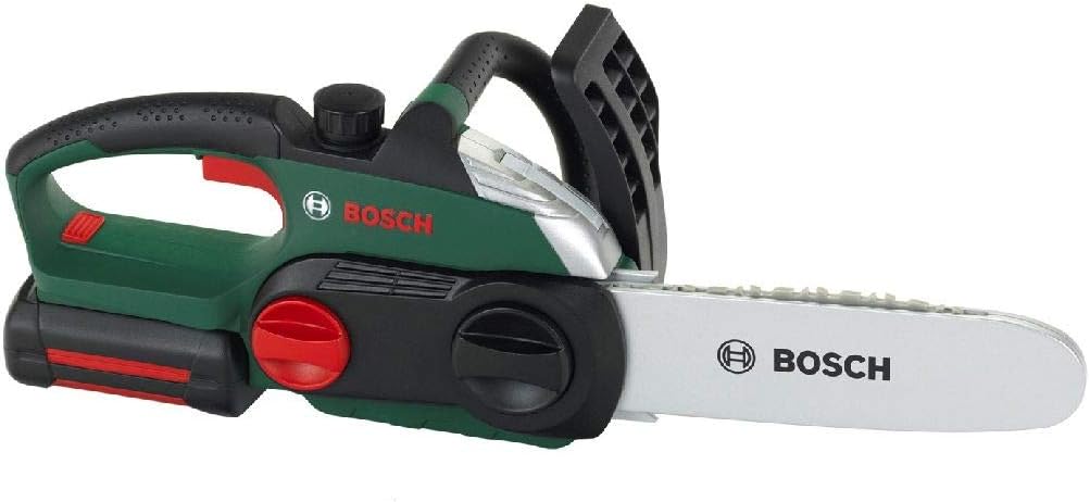 Theo Klein 8399 Bosch Toy Chainsaw - Battery-Powered with Light & Sound Effects for Kids 3+ 1