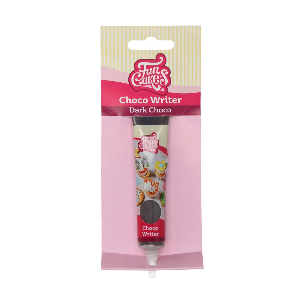 FunCakes Choco Writer Dark Chocolate 25g - Chocolate Decorating Pen for Cakes, Cupcakes, Cookies 1