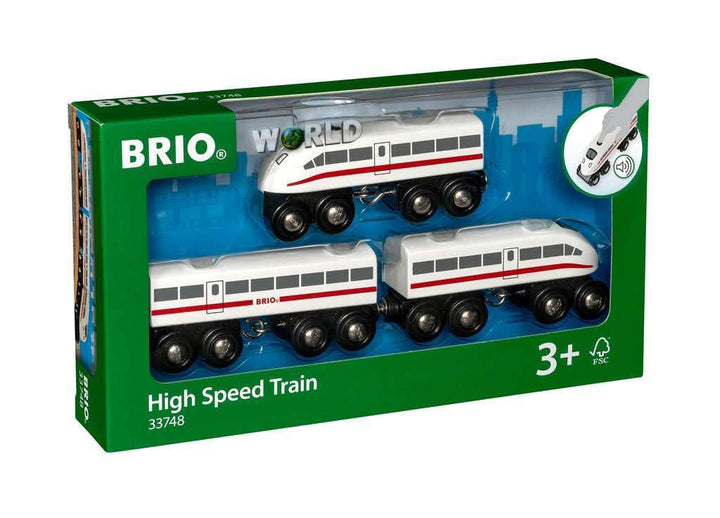 BRIO World – Hochgeschwindigkeitszug für Kinder ab 3 Jahren – kompatibel mit allen BRIO Eisenbahnsets und Zubehör