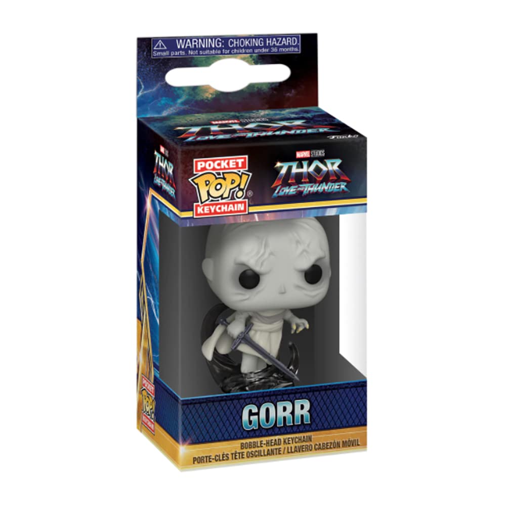 Funko POP! Keychain Marvel Thor Love and Thunder Gorr Vinyl Figure