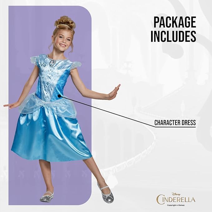 Disguise Disney Cinderella Costume - Medium (7-8 Years) 12