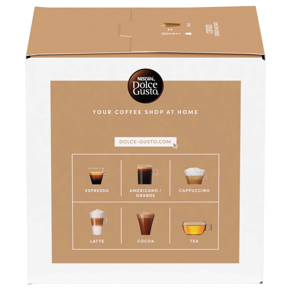Nescafé Dolce Gusto Cortado Espresso Macchiato Coffee Pods - 16 Capsules