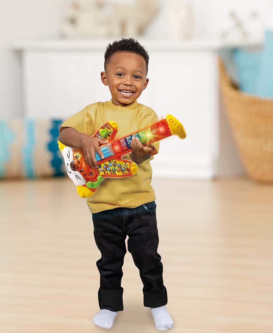 VTech Safari Sounds Guitar - Musical Toy for Toddlers with Songs, Lights & Animal Sounds 2