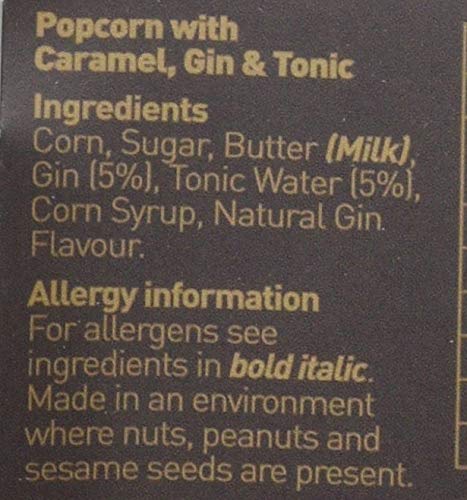 Joe & Seph's Gin & Tonic Popcorn Pouch, 70g - Handmade UK Snack with Natural Ingredients 8
