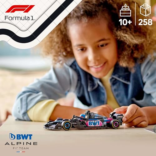 LEGO Speed Champions BWT Alpine F1 Team A524 Race Car Toy - Building Set for 10+ with Minifigure 18