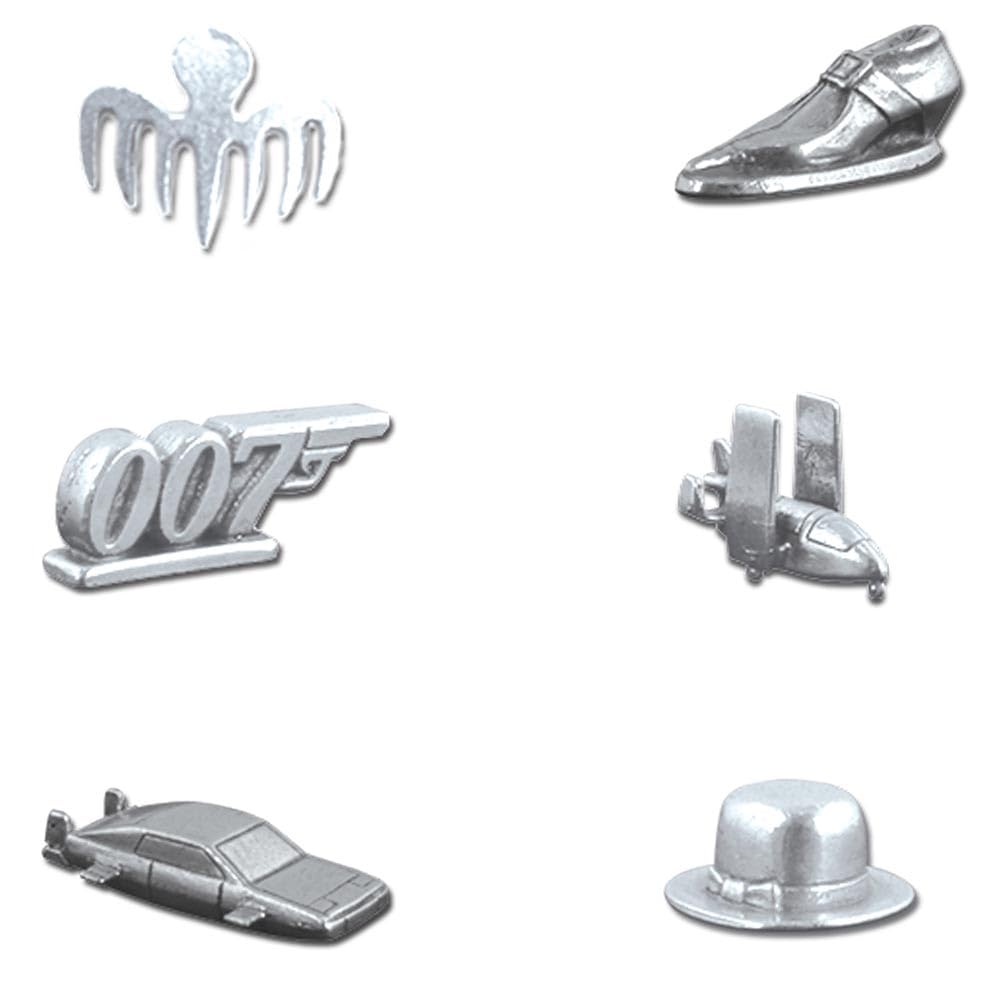 Winning Moves James Bond 007 Monopoly Board Game | Ages 8+ | 2-6 Players