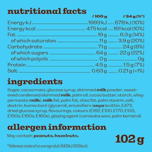 M&Ms Salted Caramel Chocolate Pouch, 102g 2