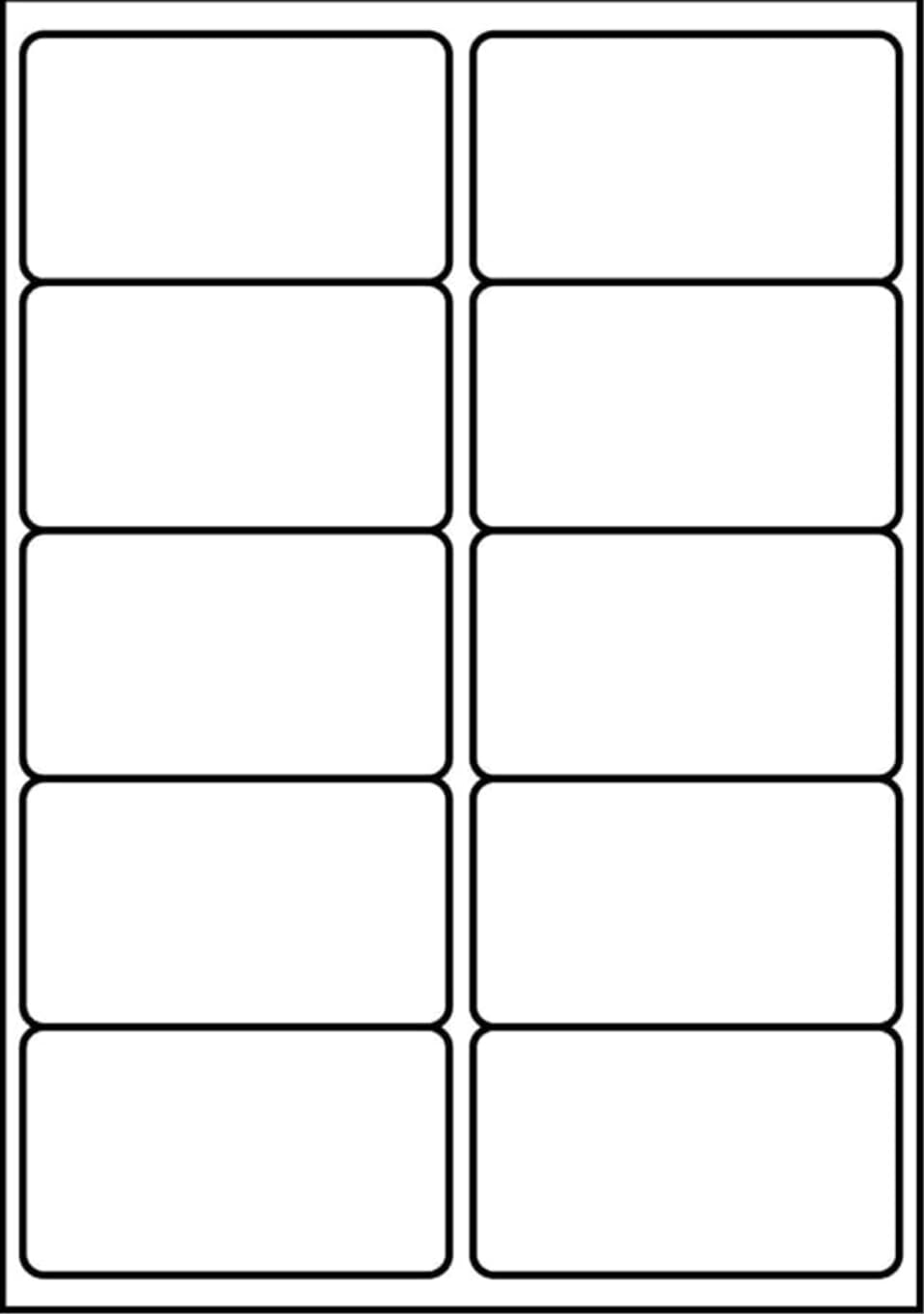 SmithPackaging A4 Self Adhesive Address Labels - 10 Labels Per Sheet, 20 Sheets | Matt White