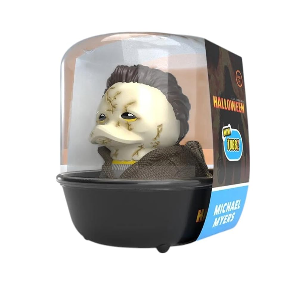 TUBBZ Mini Michael Myers Halloween Cosplaying Rubber Duck Vinyl Figure - Collectible Display Toy