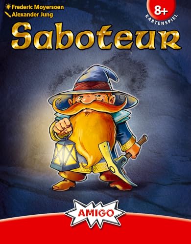 AMIGO Saboteur Game - Card Game for 3-10 Players | ~30 Min Duration | Cardboard Paper