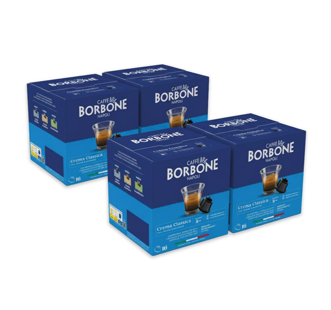 Caffè Borbone Crema Classica -64 Nescafé Dolce Gusto Compatible Coffee Capsules 5