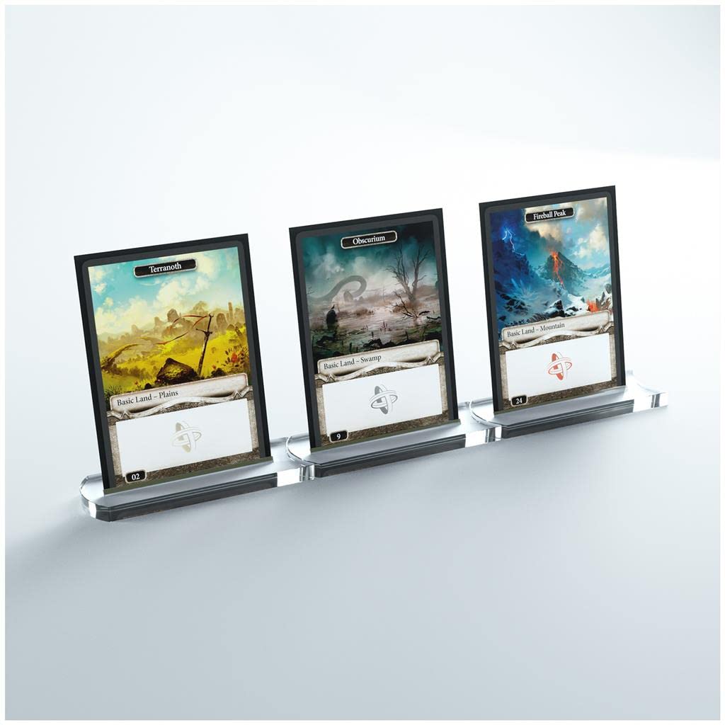Gamegenic Premium Card Stands - Acrylic 4-Pack for Card Display 2