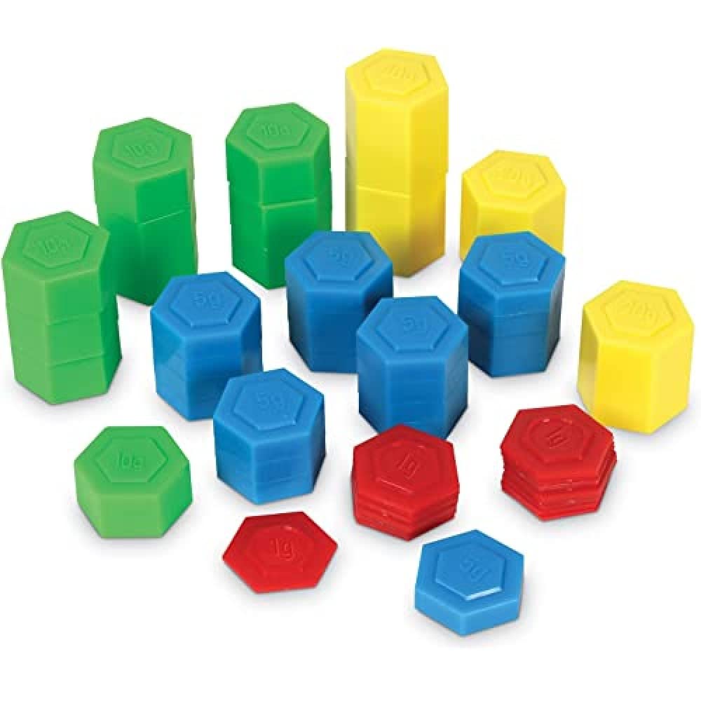 Learning Resources Metric Weight Set - Introduces Weighing Concepts | Ages 5-9 | LER4292