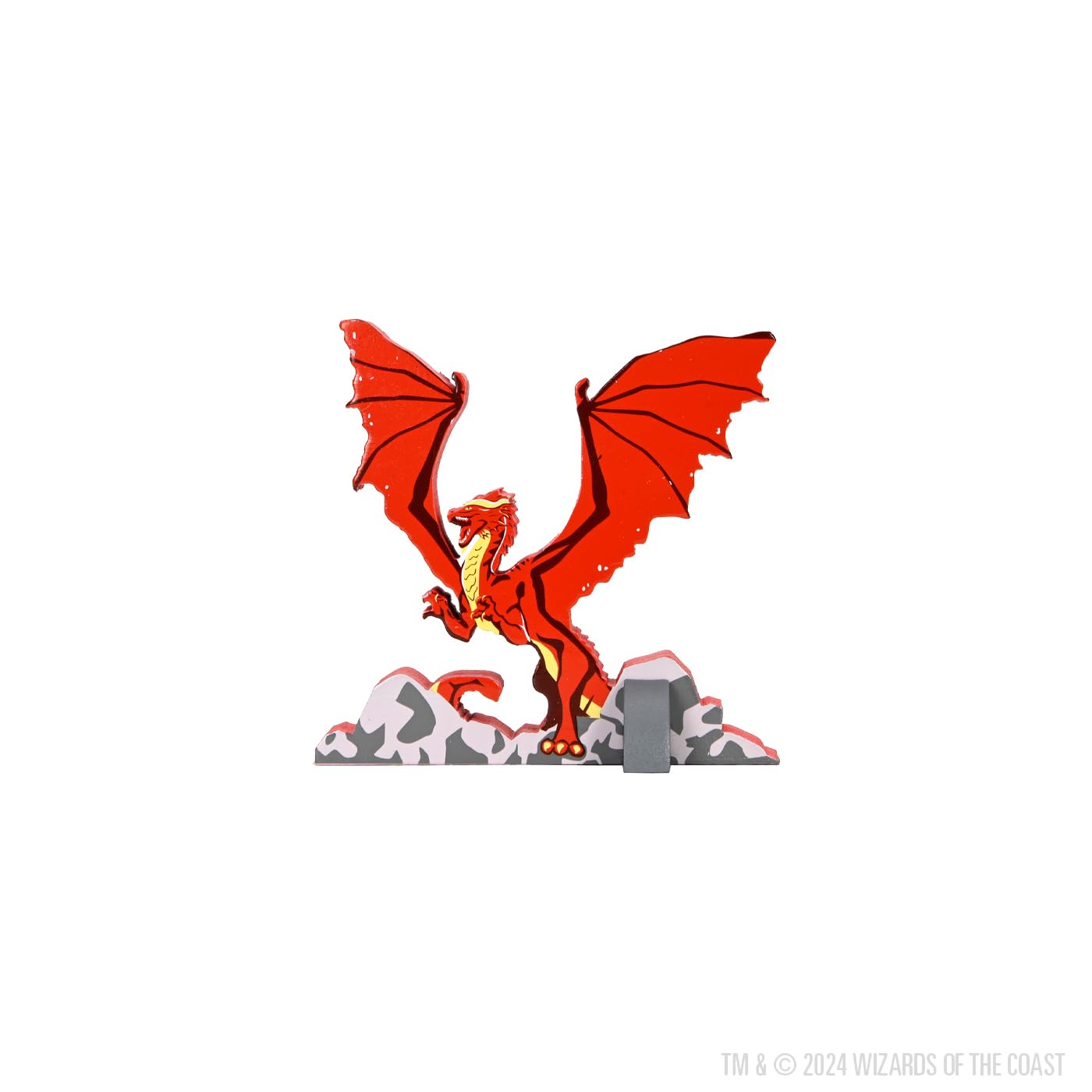 WizKids Dungeons & Dragons Gamelings - Red Dragon Wooden Token | Collectible Game Accessory 3