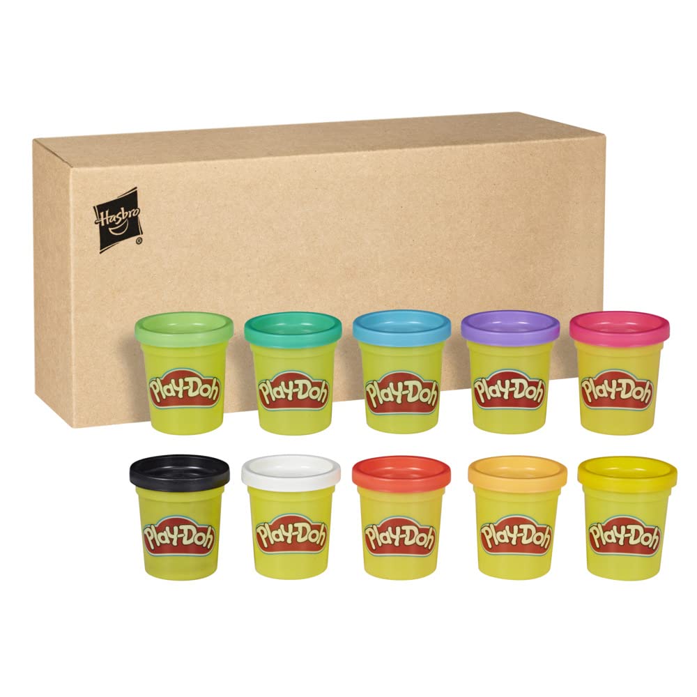 Play-Doh 10-Pack of Non-Toxic Modeling Compound - 2-Ounce Cans for Kids Ages 2+ 1