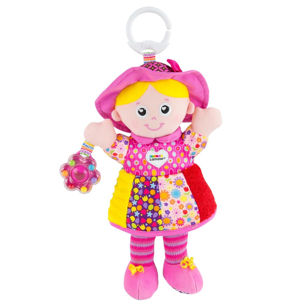 LAMAZE My Friend Emily - Soft Sensory Doll Toy for Newborns 0-6 Months