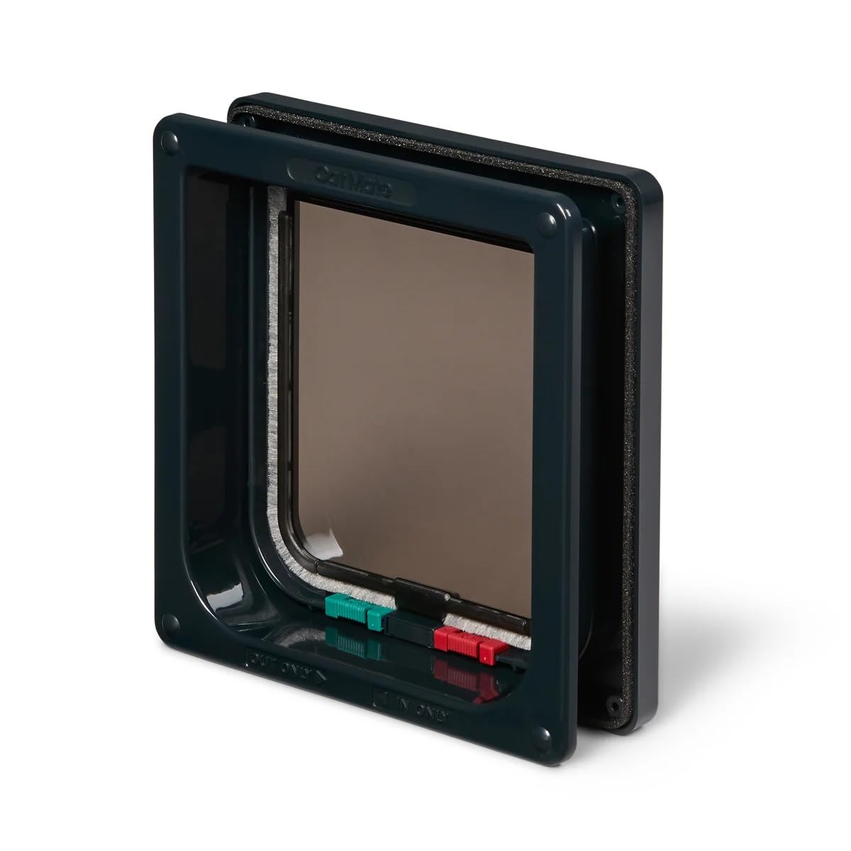 Cat Mate 4-Way-Locking Cat Flap with Door Liner | Fits up to 50mm Thick Doors | Grey 7