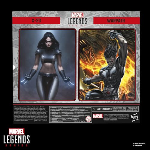Hasbro Marvel Legends Series X-23 & Warpath Two-Pack Action Figures 16