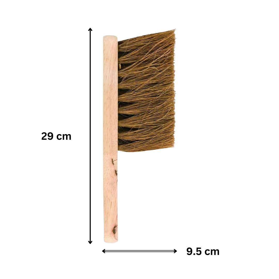 Elliott Wooden Hand Brush with Soft Coco Fibre Bristles | Heavy Duty | Multi-Surface Cleaning 3
