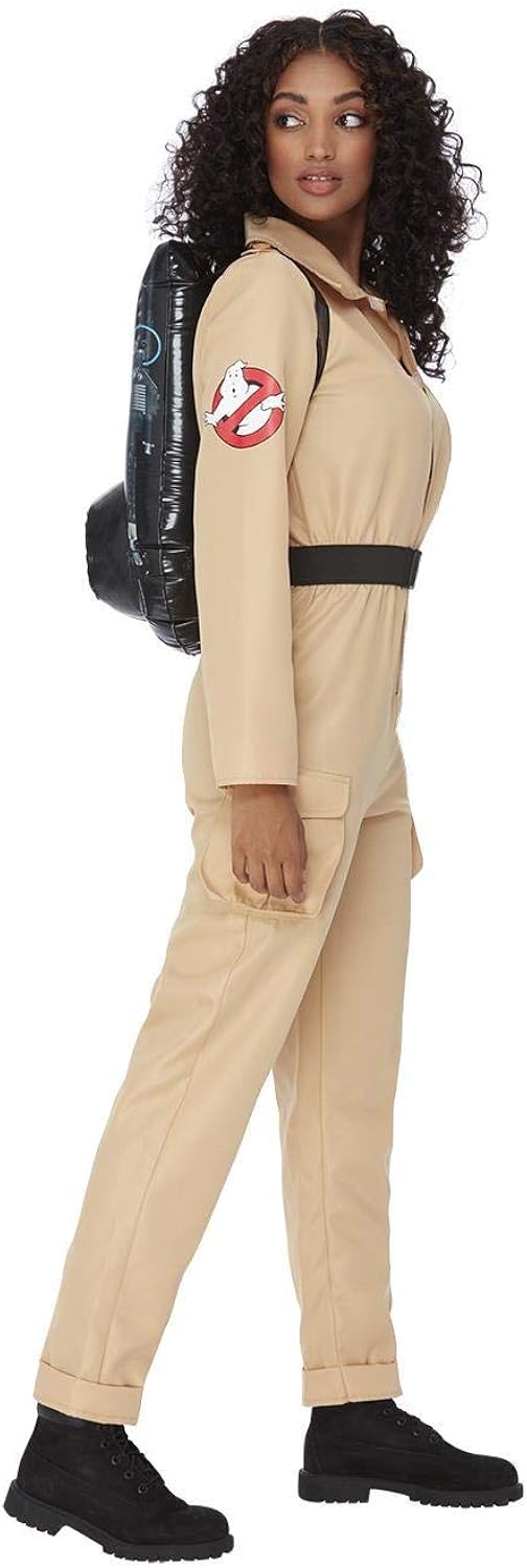 Smiffys Ghostbusters Ladies Costume Jumpsuit with Inflatable Backpack 4
