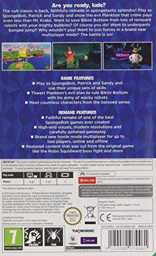 SpongeBob SquarePants: Battle for Bikini Bottom - Rehydrated (Nintendo Switch) 6