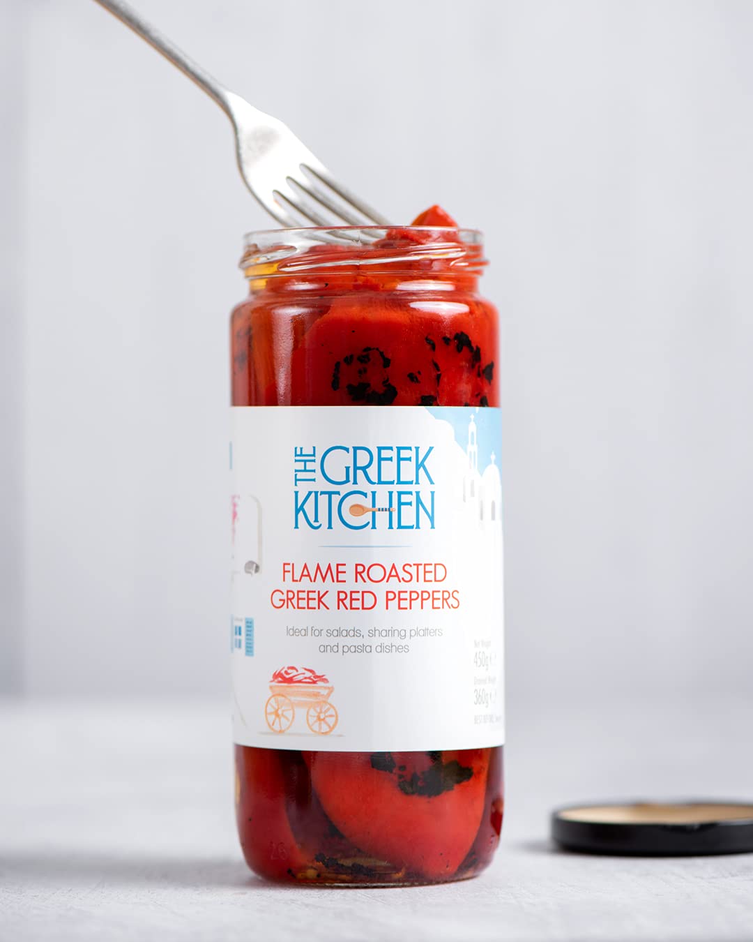 The Greek Kitchen - Flame Roasted Red Peppers 360g