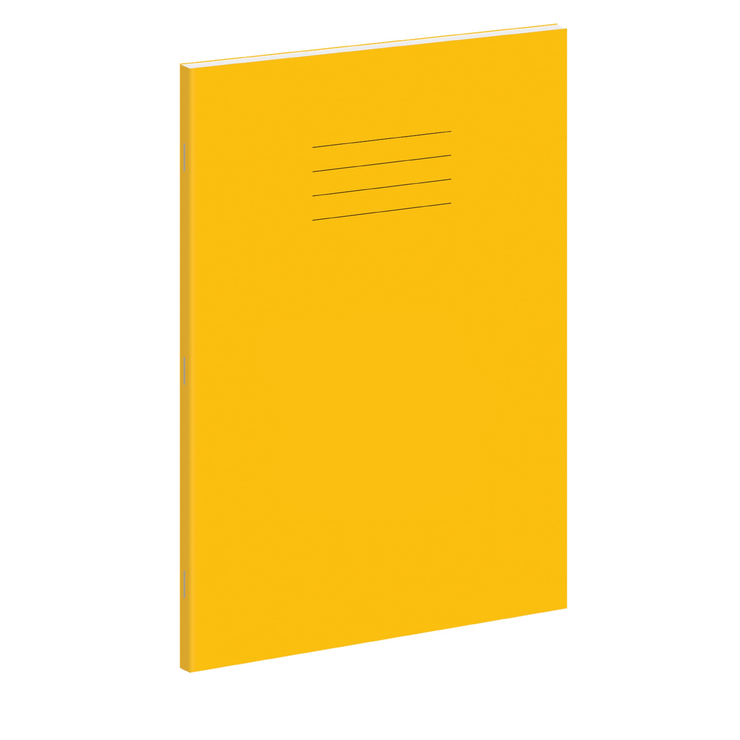 Hamelin A4 Lined Exercise Books - 48 Pages, 75 gsm Paper, Yellow | Pack of 10