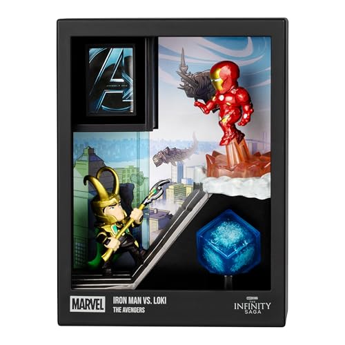 FANDROP MV04 Marvel Studios The Avengers - Iron Man VS. Loki Diorama Display with Artifact & Scene Marker 5