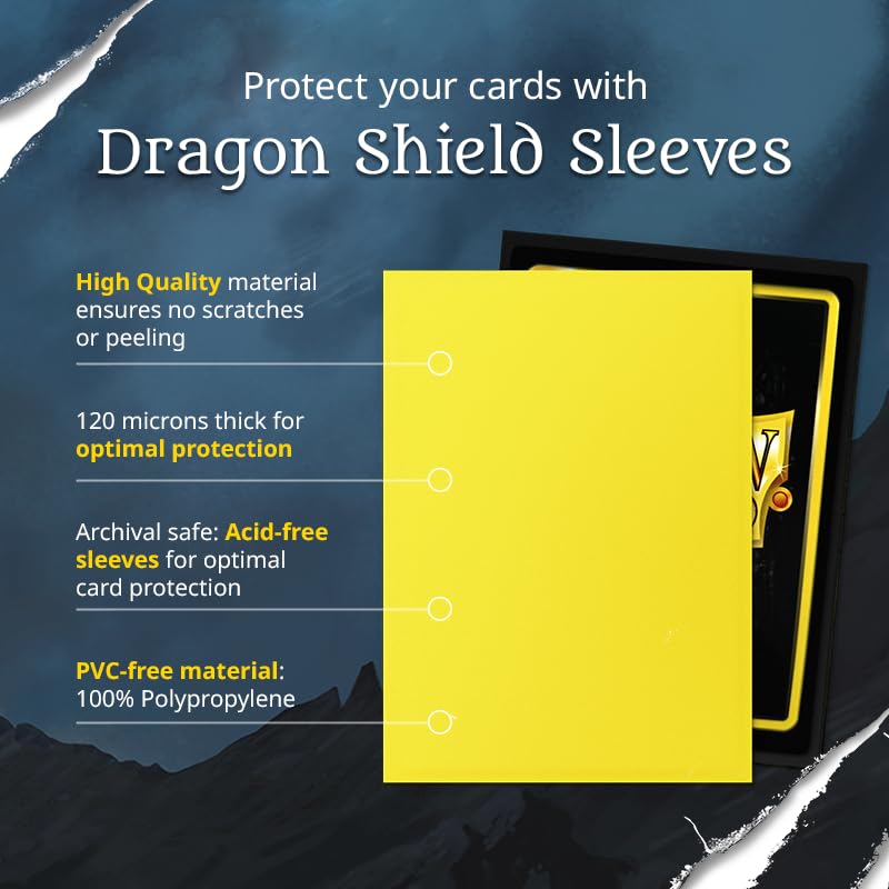 Dragon Shield AT-15141 Card Sleeves - 60 Pack Trading Card Protection 7