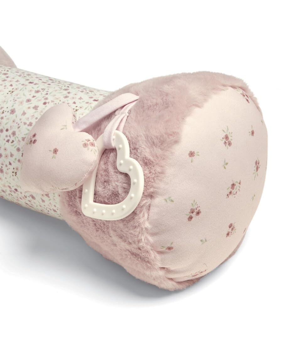 Mamas & Papas Tummy Time Roll - Supportive Baby Pillow with Rattle for Play & Development 3