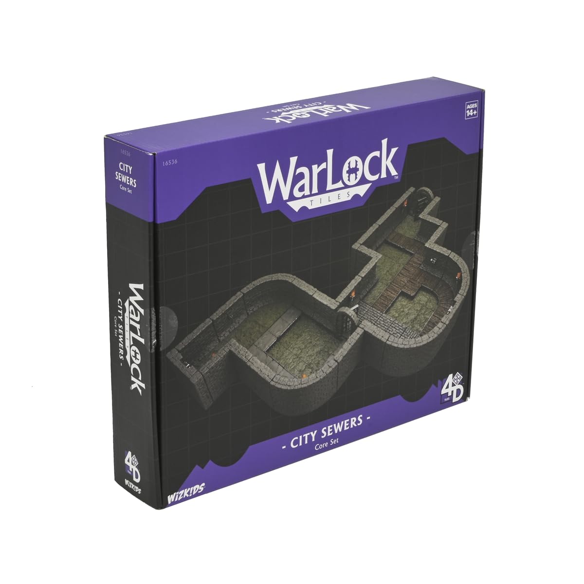 WizKids WarLock Tiles Core Set: City Sewers | Modular Tile-Based Game System 1
