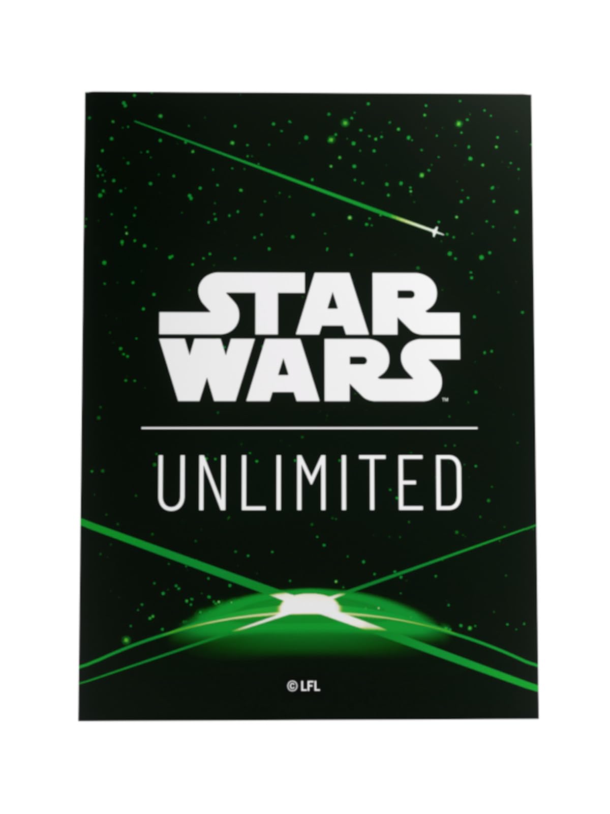 Gamegenic Star Wars: Unlimited Premium Art Sleeves - Card Back Green | Standard Size | 62 Count 1