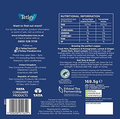 Tetley Enveloped Variety Pack 90 Tea Envelopes 2