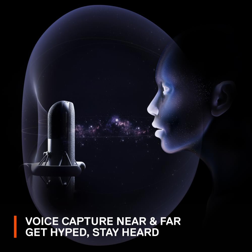 SteelSeries Alias USB Mic for PC – 3x Bigger Capsule for Gaming, Streaming, Podcasting 14