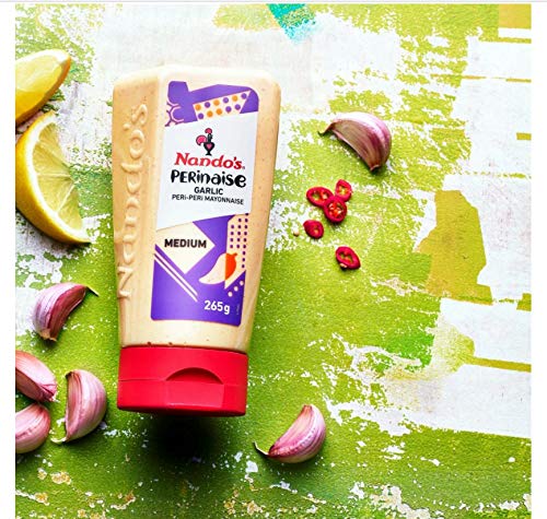 Nando's Perinaise Garlic Mayonnaise - Medium Chilli Heat | 265g Jar