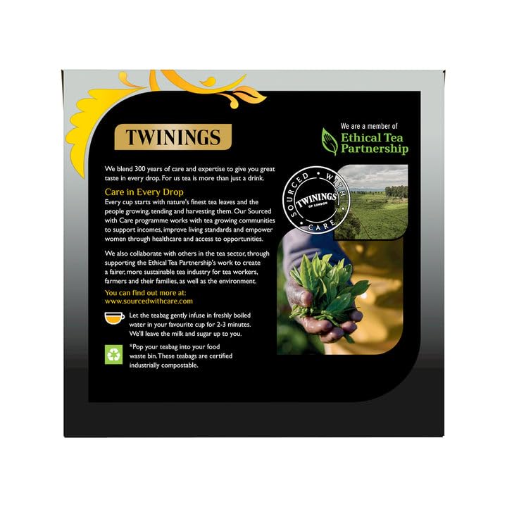 Twinings Lady Grey Black Tea - Zesty Orange & Lemon Peel Flavor | 320 Teabags (Pack of 4) 5